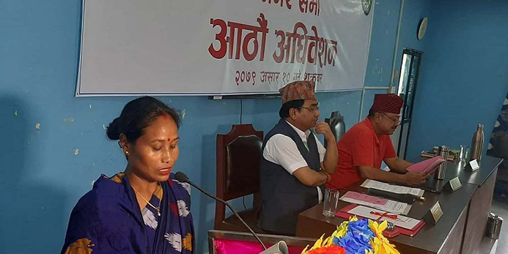 धनगढी नगरसभाको बैठक : आगामी आर्थिक वर्षको बजेट प्रस्तुत